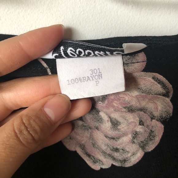 Vintage floral long maxi skirt - Picture 5 of 5